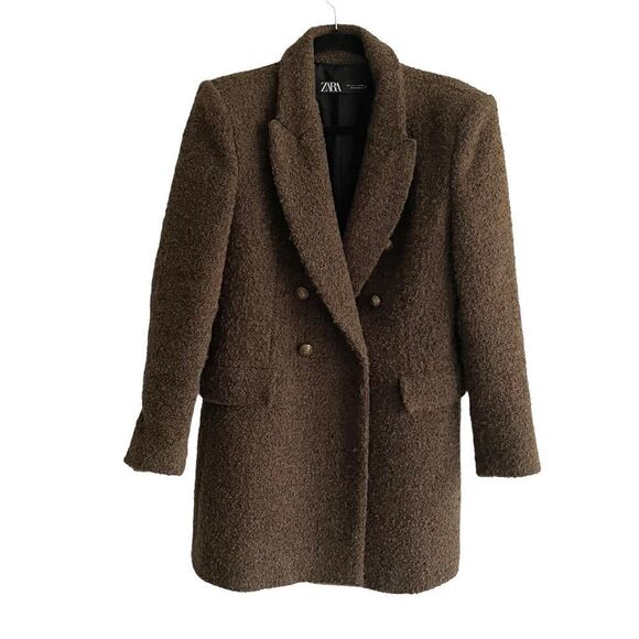 Zara Brown Trench Coat - Picture 4 of 16